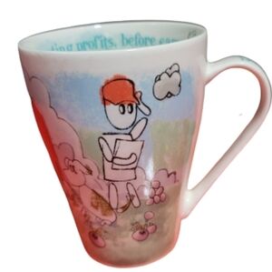 PAUL Cardew METAPHORICALLY SPEAKING new bone latte / coffee mug dog chickies